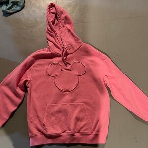 Disney Pink Hoodie with Mickey Mouse Logo